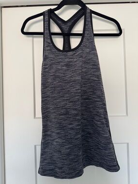 lululemon athletica Charcoal Space Dye Racerback Tank